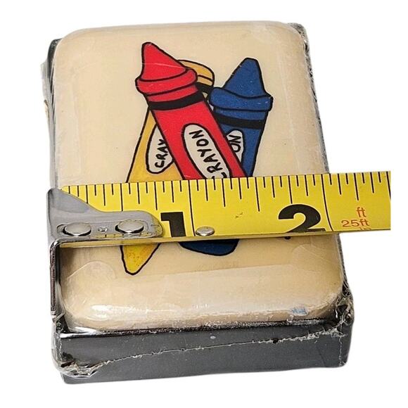 Crayon Bar Soap Aldas Forever USA Almond 2.8oz New Sealed Decor Discontinued - Picture 10 of 11